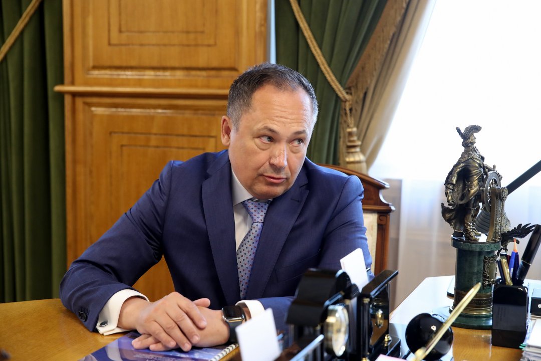 Василий Голубев провел рабочую встречу с руководителем компании «Газпром Трансгаз Волгоград»